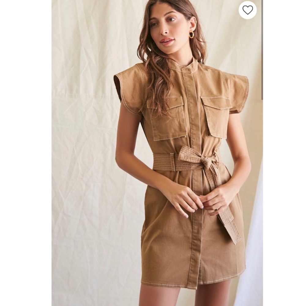 NWT Tie Waist Mini Dress